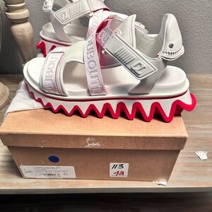 Red Bottom sandals. Men 9/Women 11